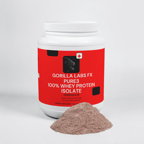 Gorilla Labs FX Pure3 100% Whey Protein Isolate (Chocolate)