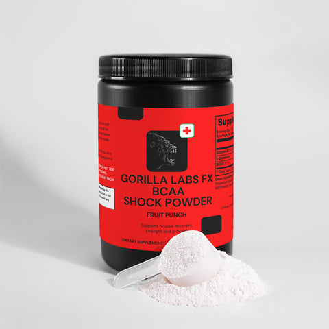 Gorilla Labs FX BCAA Shock Powder (Fruit Punch)