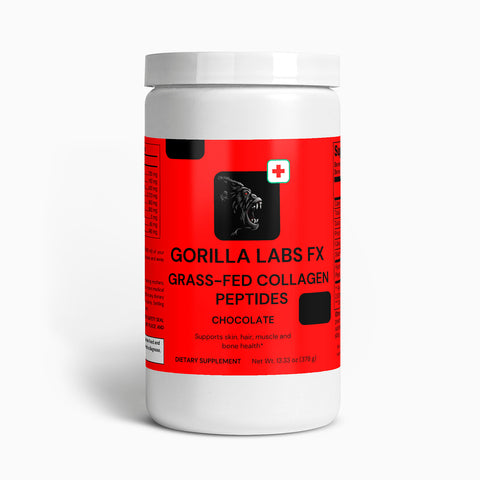 Gorilla Labs FX Grass-Fed Collagen Peptides Powder (Chocolate)