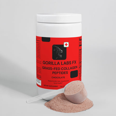 Gorilla Labs FX Grass-Fed Collagen Peptides Powder (Chocolate)