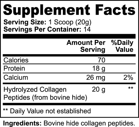 Gorilla Labs FX Grass-Fed Hydrolyzed Collagen Peptides