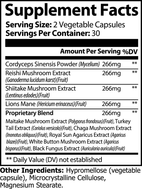 Gorilla Labs FX Mushroom Complex 10 X