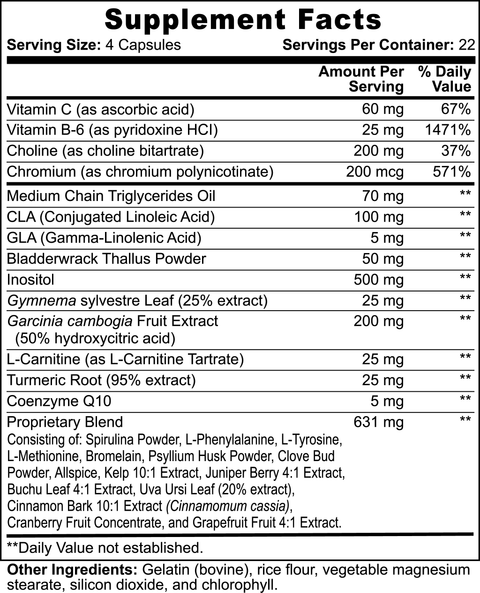 Gorilla Labs FX Fat Burner with MCT